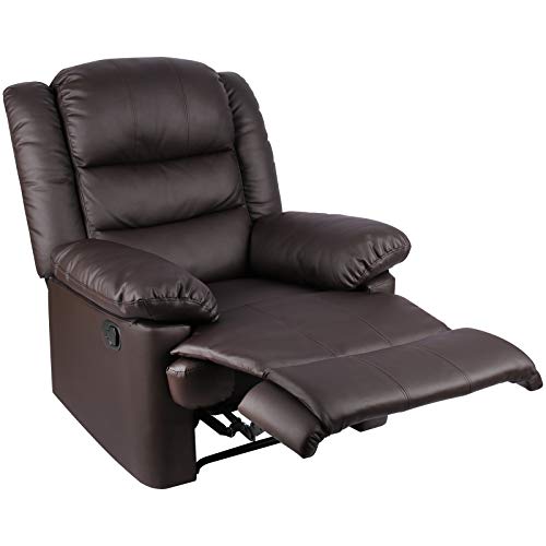 - Innotic Recliner Armchair | Manual Reclining Sofa with Padded Seat and Backrest -