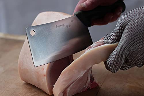 - Starrett Professional | Stainless Steel Chefs Kitchen Cleaver Knives | 8-inch -