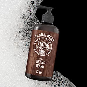 - Viking Revolution - Beard Shampoo - Natural Beard Wash With Argan & Jojoba Oils -