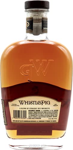 - WhistlePig 10 Years Old Rye Whiskey, Gift Box, 70cl