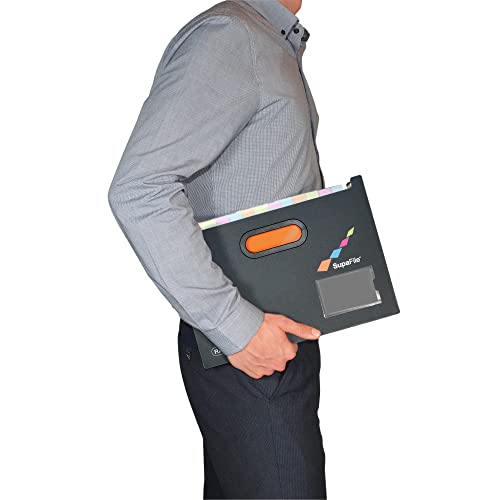 - Rapesco 1729 SupaFile Twin Pack | A4 13-Part Landscape Desktop Expanding File -