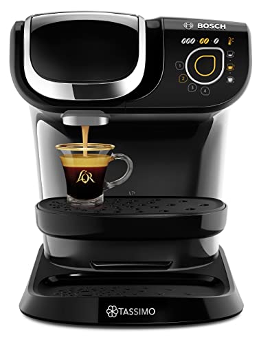 - TASSIMO | Bosch My Way 2 TAS6502GB Coffee Machine | 1500 Watt | 1.3 Litre | Black -