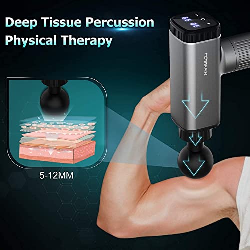 - Massage Gun Deep Tissue | Powerful 30 Speeds Percussion Muscle Massager | 2600mah -