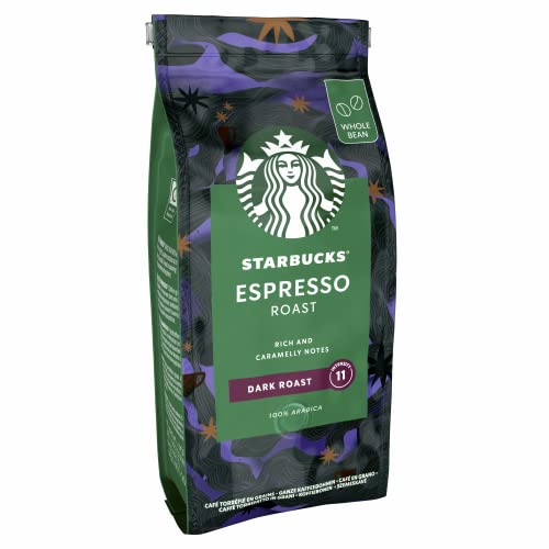 - STARBUCKS Espresso Roast | Dark Roast | Whole Bean Coffee 200g (Pack of 6) -