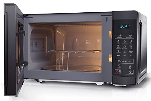 - SHARP YC-MG02U-B Compact | 20 Litre | 800W | Digital Microwave with 1000W Grill -