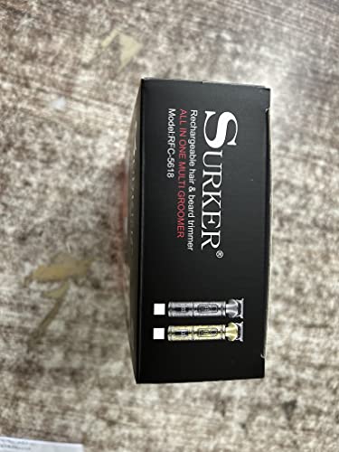 - Surker Beard Trimmer Kit | Professional Hair Clipper | Cordless Grooming Kit 7 in 1 -