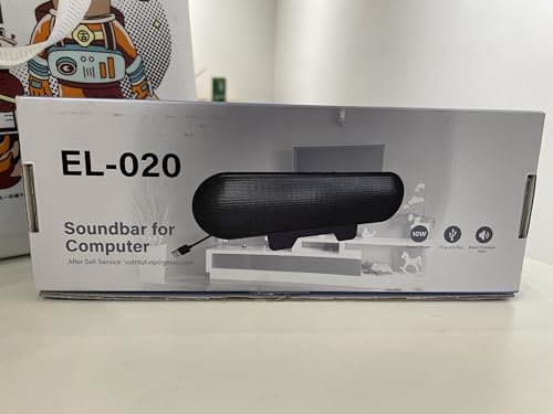 - ZETIY USB Speaker Sound Bar, Monitor Speaker for PC, USB Portable Computer Speaker