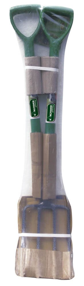 - Kingfisher 2 Piece Fork and Spade Set -