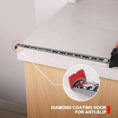 - HAUTMEC 16 Ft (5m) Heavy Duty Tape Measure | Imperial & Metric -