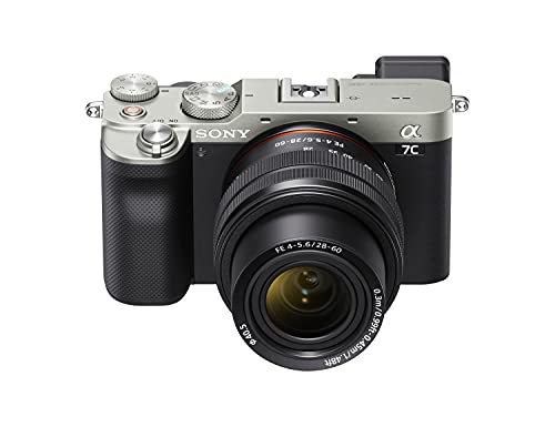 - Sony Alpha 7 C | Full-frame Mirrorless Camera with FE 28-60mm F4-5.6 Interchangeable Zoom Lens | 24.2 Megapixels | 5-Axis Stabilisation | Silver -