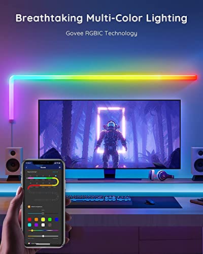 - Govee Glide RGBIC Smart Wall Light | Music Sync LED Gaming Light-