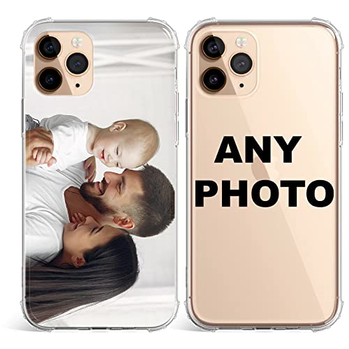 - Personalised Photo Phone Case for Apple iPhone | Clear TPU Cover -