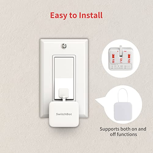 - SwitchBot Smart Switch Button Pusher | Fingerbot for Automatic Light Switch | Timer and APP Bluetooth Remote Control -