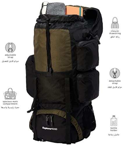 - TETON 65L Explorer Internal Frame Backpack for Hiking | Camping | Backpacking -