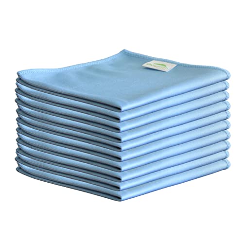- Orvarto Hygiene | 10 x Microfibre Glass Cloths | 36x36cm -