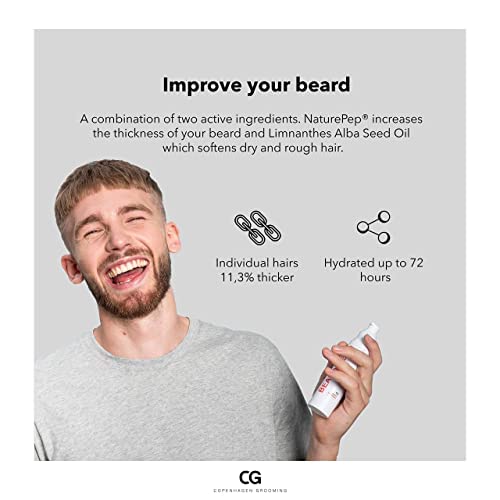 Copenhagen Grooming Beard Hero - Beard Oil for Men - Hydrating and Nourishing Beard Growth Oil & Beard Serum - Beard Care - Face Care for Men