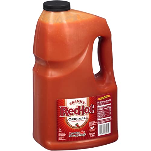 - Frank's RedHot Original Cayenne Pepper Sauce | Premium Blended Cayenne Peppers | Bold & Spicy Flavour | Bulk Container | 3.8L -