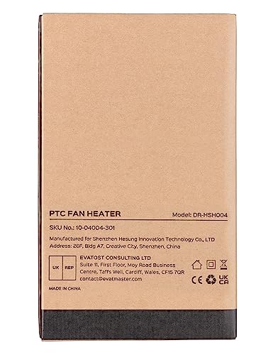 - Dreo Space Heater | 70° Oscillating Electric PTC Ceramic Heater with Thermostat -