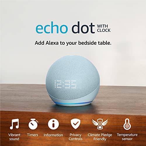 - Echo Dot  (5th generation, 2022 release) | Bigger vibrant sound Wi-Fi and Bluetooth -