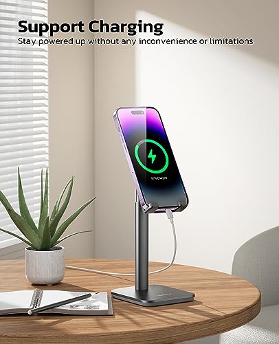 - NULAXY Phone Stand | Height Angle Adjustable Mobile Stand Desk Holder -