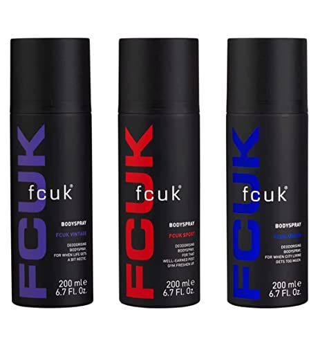 - FCUK Bodyspray Trio | Vintage,Sport and Urban by FCUK -