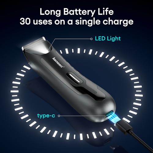 - Manscape Body Hair Trimmer Men | KENSEN Electric Groin Hair Trimmer -