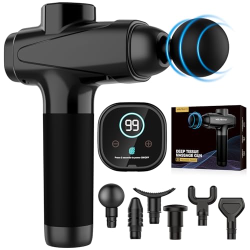 Massage Gun Deep Tissue WELTEAYO Muscle Massage Gun Quiet Professional Top Dad