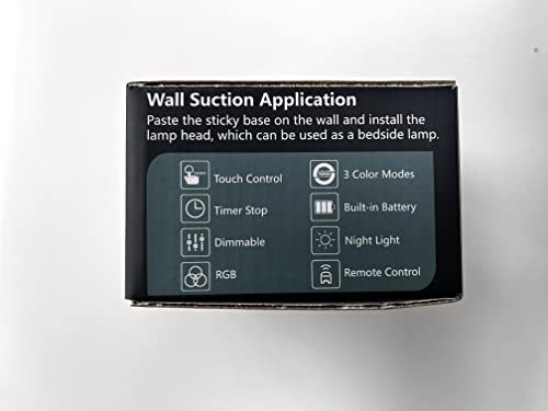 - Wall Light Indoor, Wall Lamp with Remote Control Dimmable RGB Ambient Lighting