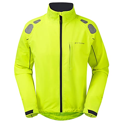 - Ettore Mens Cycling Jacket Waterproof Breathable High Visibility | Yellow -