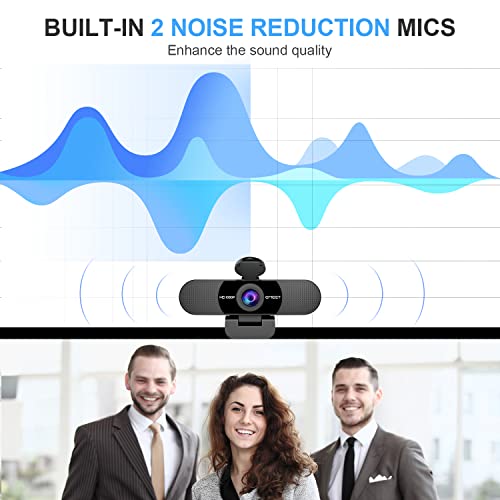 - EMEET 1080P Webcam with Microphone | C960 Web Camera | 2 Mics Streaming Webcam with Privacy Cover | 90°View Computer Camera -