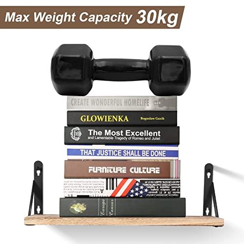 - Uten Floating Shelves Set of 2 Wall Mounted Shelf -