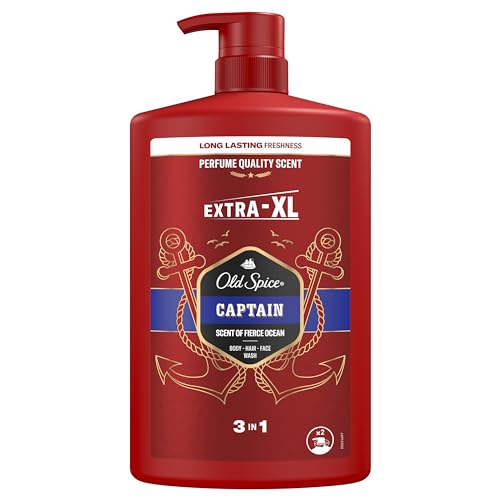 - Old Spice Captain Shower | 1000ml | 3-in-1 -