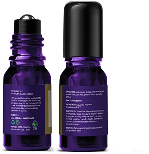 - Sleep Well Roll On Essential Oil | Anti Stress Calming Aromatherapy | Stick Blend Lavender Oil |  Gifts for Women -