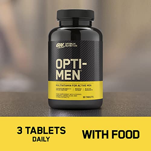 - Optimum Nutrition Opti-Men Multi-Vitamin Supplements for Men | With Vitamin D, Vitamin C, Vitamin B6 and Amino Acids -