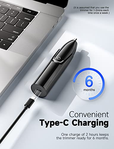 - Rechargeable Nose Hair Trimmer for Men | 2024 Professional Painless Ear and Eyebrow & Facial Hair Trimmer -