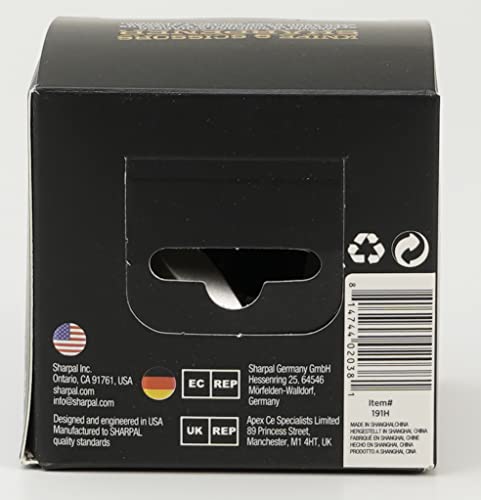 - SHARPAL 191H Kitchen Chef Knife and Scissors Sharpener | Straight and Serrated Knives -