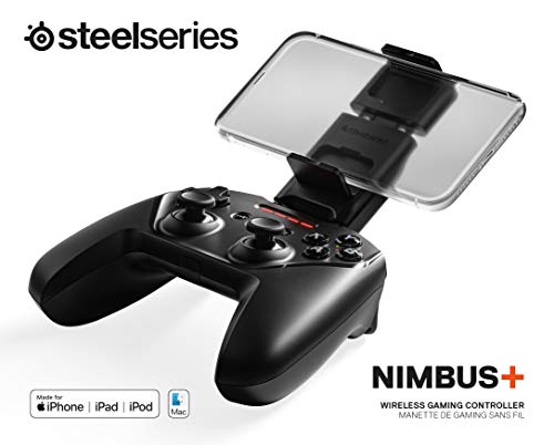 - SteelSeries Nimbus+ iOS Wireless Gaming Controller | iPhone, iOS, iPad, Apple TV | 50+ Hour Battery Life -