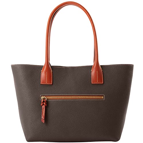 - Dooney & Bourke Handbag | Pebble Grain Small Russel Tote | Brown Tmoro -