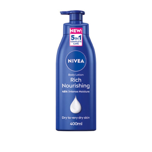 - NIVEA Rich Nourishing Body Lotion | (400ml) | NIVEA Moisturiser for Dry Skin -