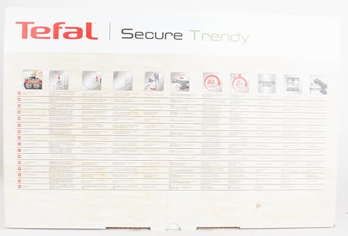 - Tefal | Secure Trendy P2580400 Pressure Cooker | 4 L -