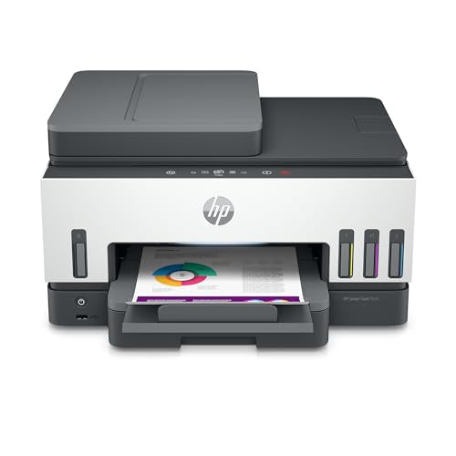 - HP Smart Tank 7605 All-in-One Wireless Inkjet Printer | 35 Page Automatic Document Feeder -