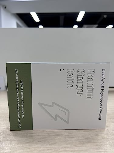 2 Pack Apple MFi Certified iPhone Charger Cable 2m, Apple Lightning to USB Cable Cord 2 metres Fast Charging Apple Phone Long Cables