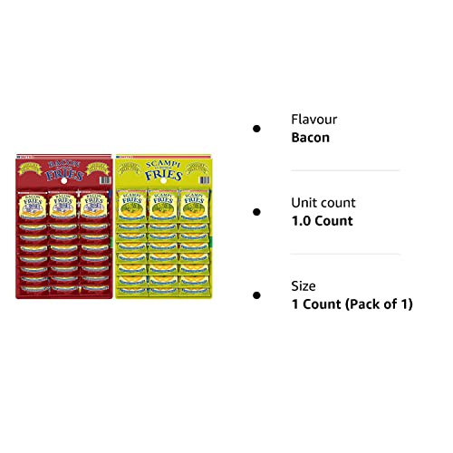 Bacon Fries 24 x 24g and Scampi Fries 24 x 27g Pub Card Bundle