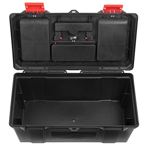 - Hardys Heavy Duty Small Plastic Tool Box | Multiple Compartment Toolbox Organiser -