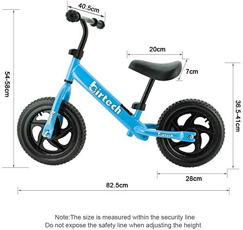 Balance Bike for 2 3 4 Year Old Boy Girl Training Bicycle for Kids and Toddlers 2-4 Years Old Carbon Steel Frame No Pedal Walking Balance Bike Training Bicycle for Boys Girls - Best Cycling Toy Gifts