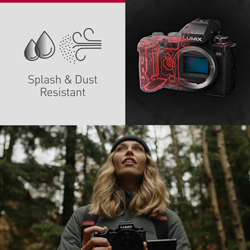 - Panasonic LUMIX S5II Full Frame Mirrorless Camera Kit with New Phase Hybrid AF -