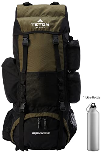 - TETON 65L Explorer Internal Frame Backpack for Hiking | Camping | Backpacking -