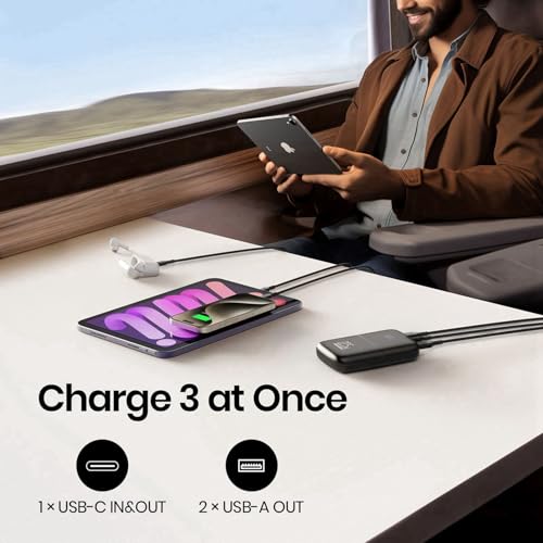 - INIU Power Bank | 22.5W Fast Charging 10000mAh Battery Pack | USB C Input & Output Portable Charger -