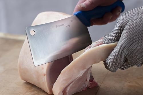 - Starrett Chef's Butcher's Cleaver Knife | BKB509-6 Wide Rectangular 6" (150mm) | Professional Kitchen Knife -