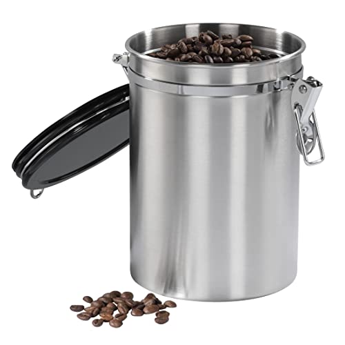 - Xavax Coffee Jar for 1 kg Coffee, Stainless Steel.